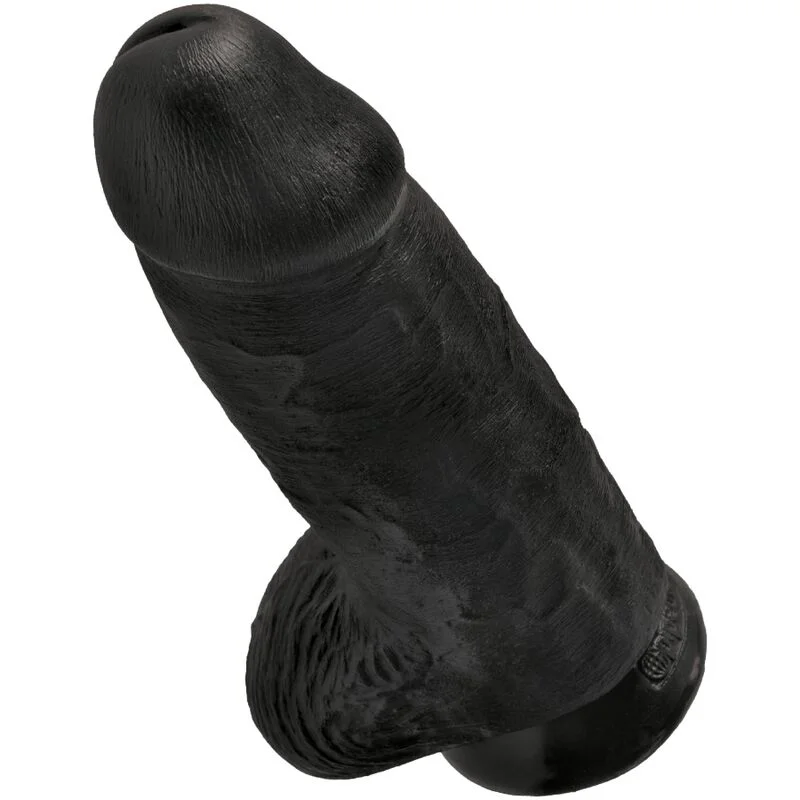 King Cock - Realistische Penis Chubby 23 Cm Zwart - Image 4