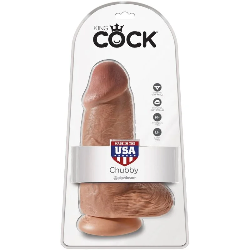 King Cock - Realistische Penis Chubby 23 Cm Caramel - Image 7