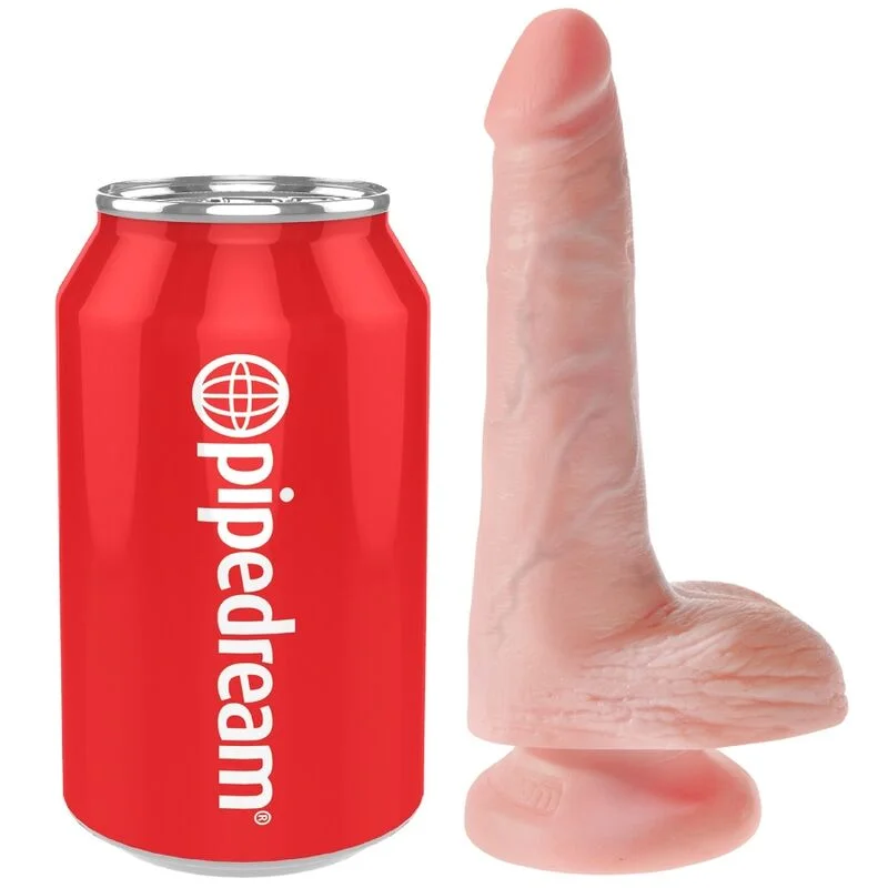King Cock - Realistische Penis Met Ballen 13,5 Cm Licht - Image 6