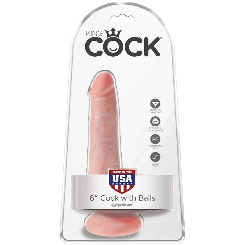 King Cock - Realistische Penis Met Ballen 13,5 Cm Licht - Image 7
