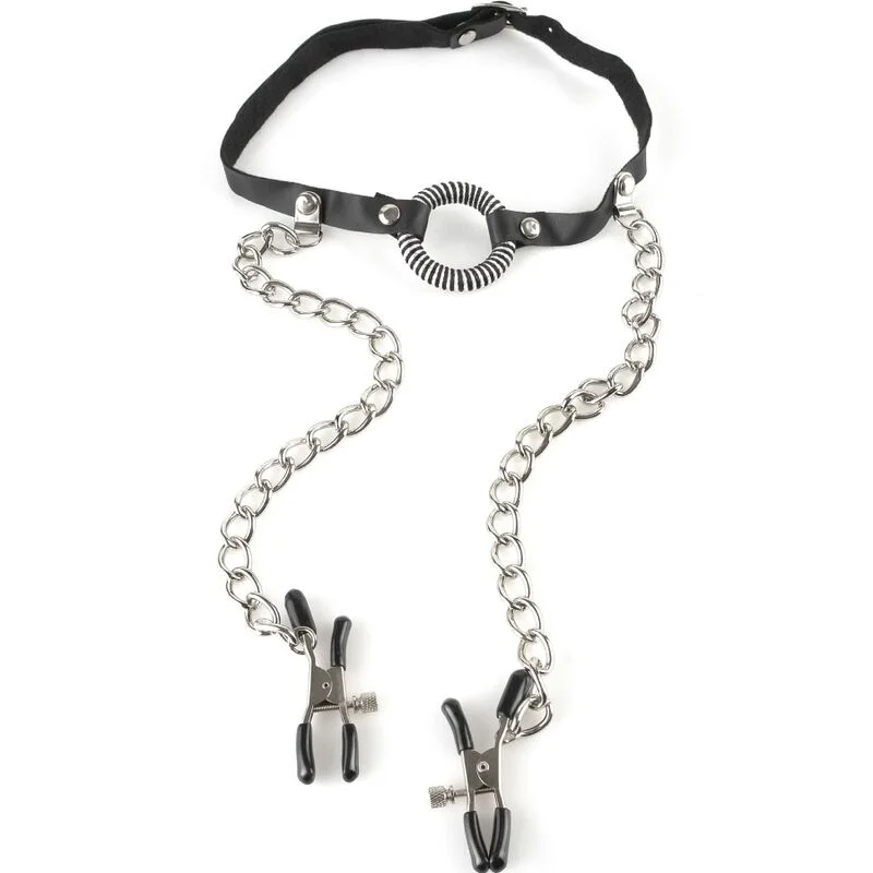 Fetish Fantasy Series - Gag Met Tepelklemen