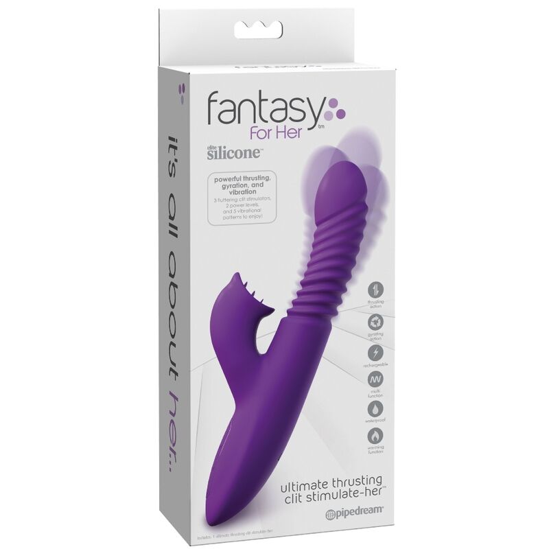 FANTASY FOR HER - STIMULATEUR DE CLITORIS AVEC OSCILLATION THERMIQUE ET FONCTION DE VIBRATION VIOLET - Image 6