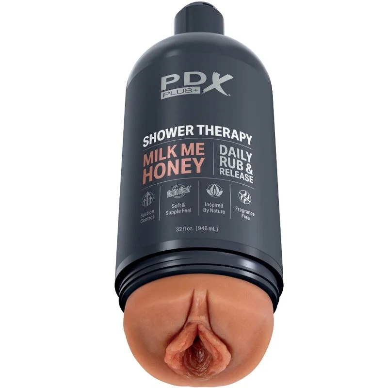 Pdx Plus - Masturbator Stroker Discrete Flesontwerp Milk Me Honey Candy Shampoo