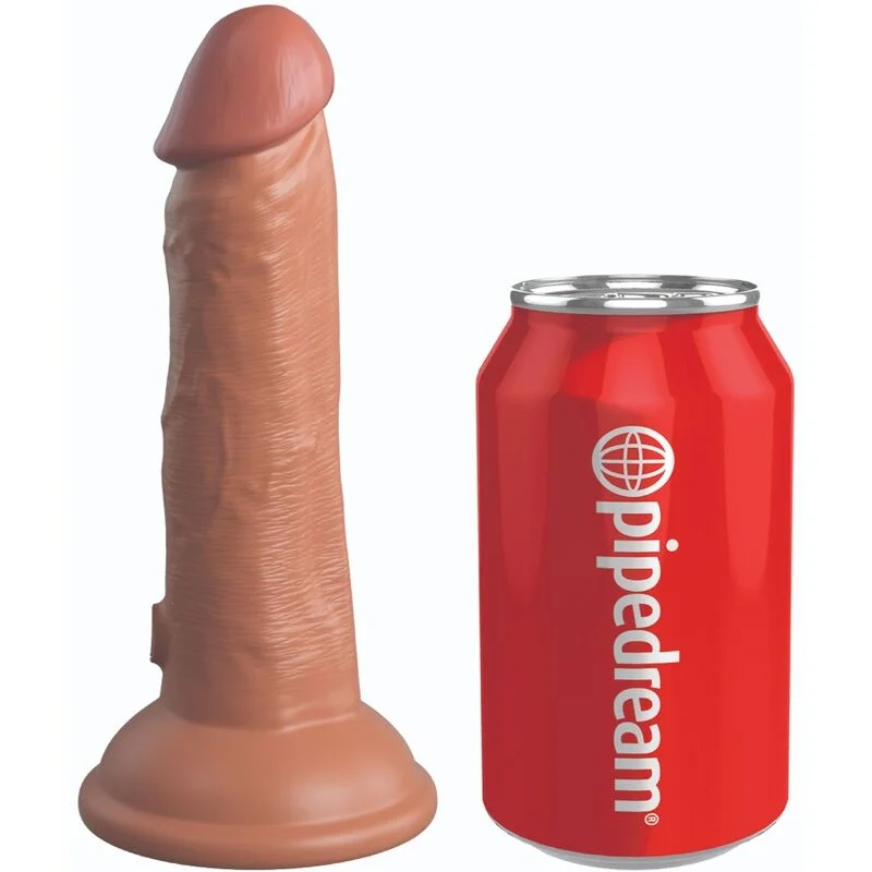 King Cock - Elite Gode Réaliste En Silicone 15.2 Cm Caramel