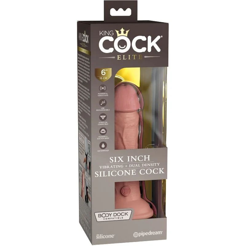 King Cock - Elite Realistische Vibrerende Silicone Dildo 15,2 Cm - Image 7