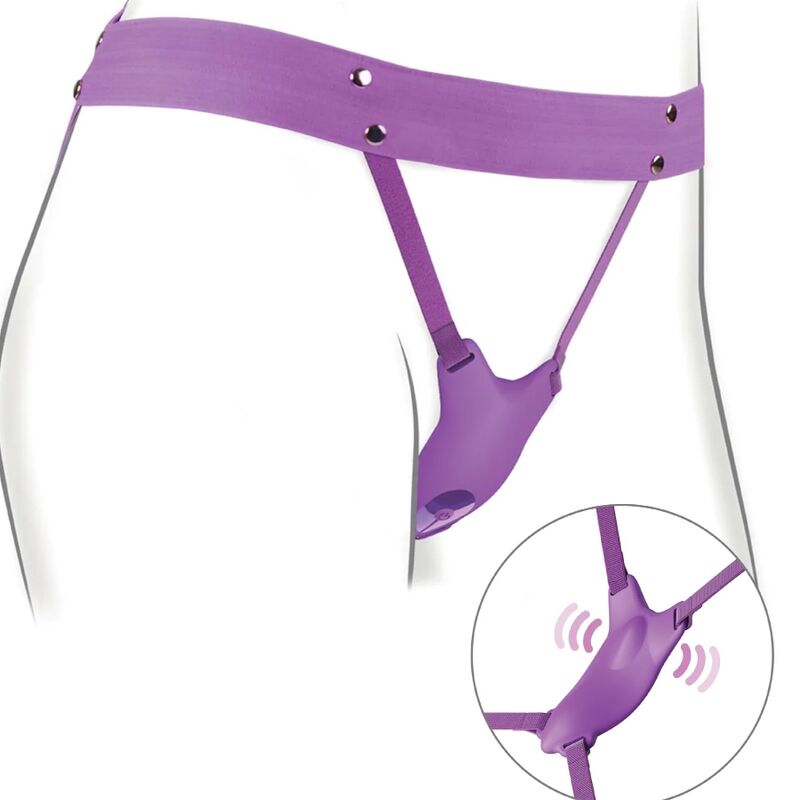 FANTASY FOR HER - HARNAIS PAPILLON VIBRANT, RECHARGEABLE & TÉLÉCOMMANDE VIOLET - Image 4