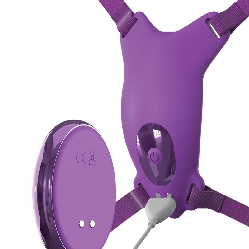 FANTASY FOR HER - HARNAIS PAPILLON VIBRANT, RECHARGEABLE & TÉLÉCOMMANDE VIOLET - Image 5