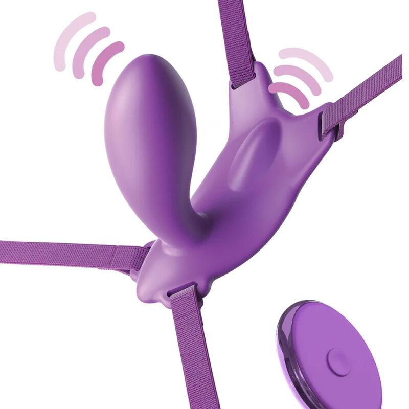 FANTASY FOR HER - HARNAIS PAPILLON G-SPOT AVEC VIBRATEUR, RECHARGEABLE ET TÉLÉCOMMANDE VIOLET - Image 3