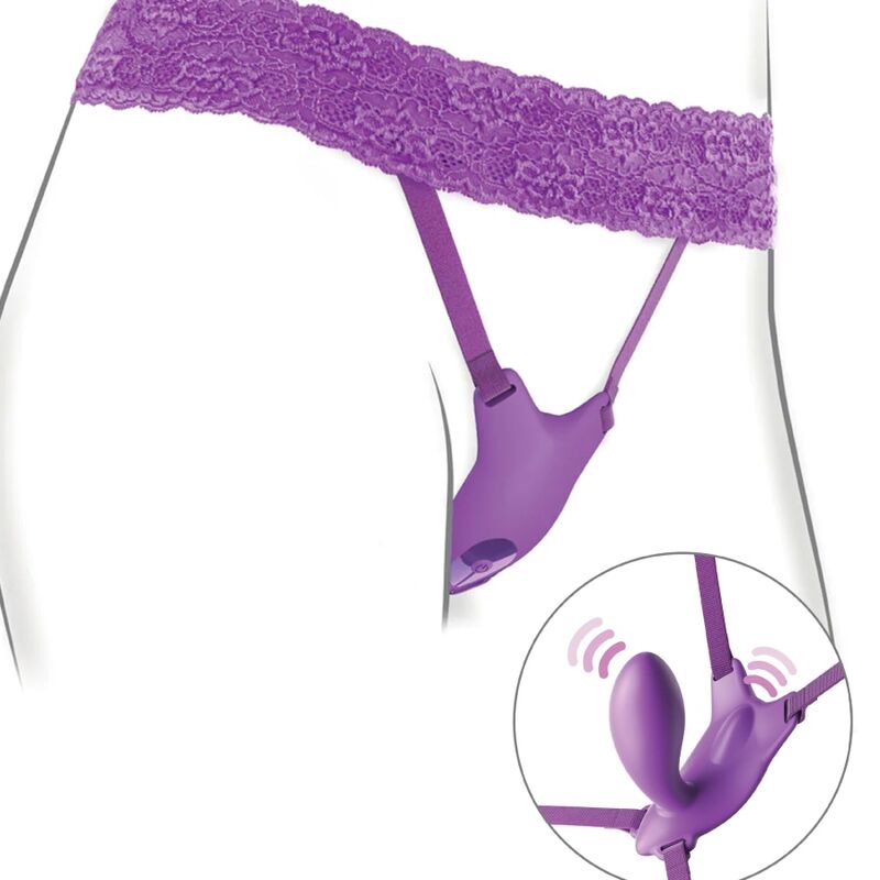 FANTASY FOR HER - HARNAIS PAPILLON G-SPOT AVEC VIBRATEUR, RECHARGEABLE ET TÉLÉCOMMANDE VIOLET - Image 5