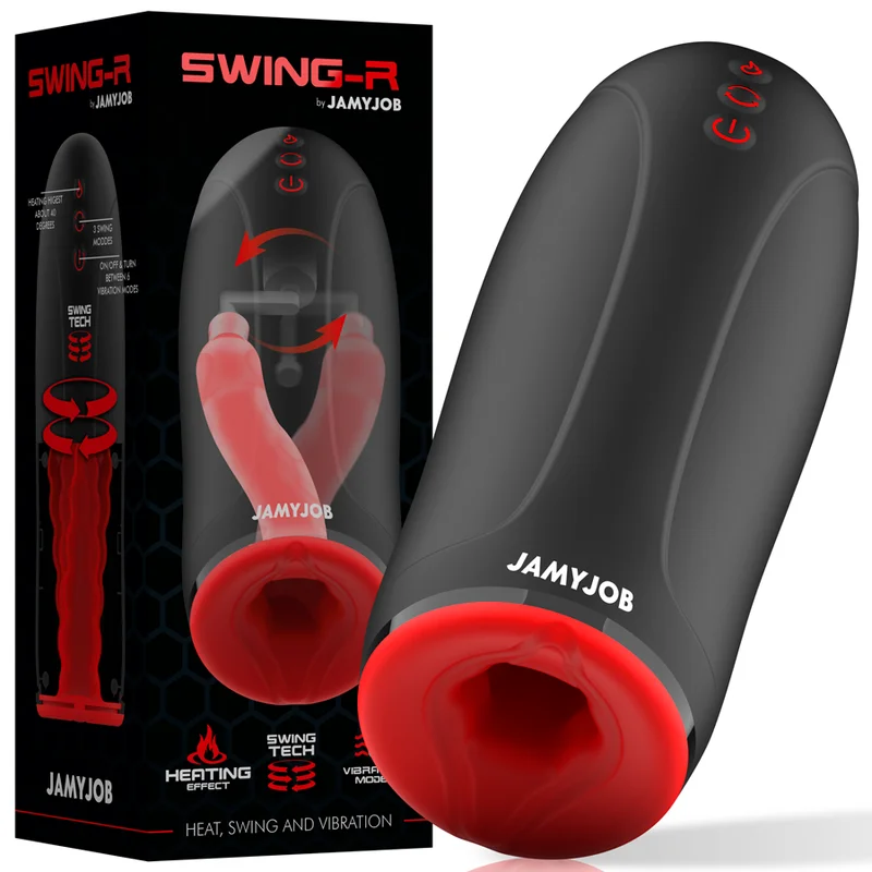 Jamyjob - Masturbateur  Effet Chauffant Swing-R, Swing Tech Et Vibration