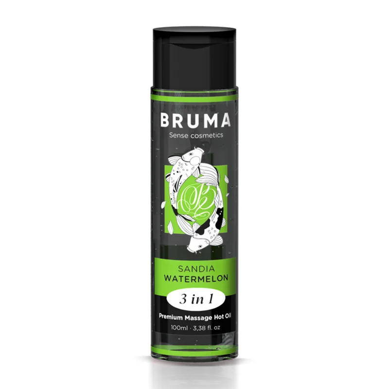 BRUMA - PREMIUM MASSAGE HOT OIL WATERMELON 3 IN 1 - 100 ML - Image 3