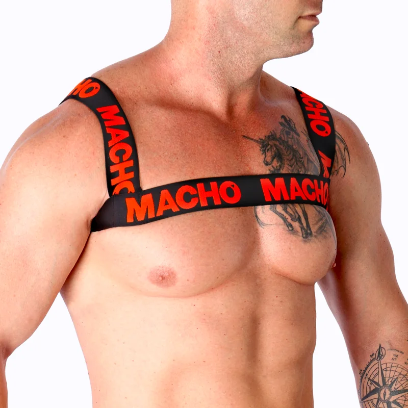 Macho - Harnais Double Rouge - Image 3
