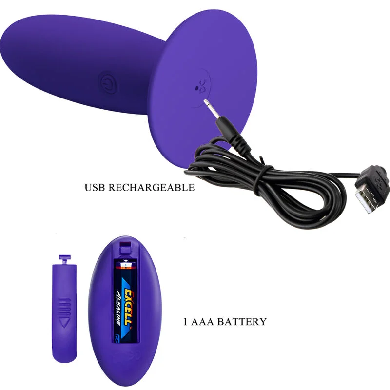 PRETTY LOVE - YOUTH PLUG ANAL VIBRATOR REMOTE CONTROL VIOLET - Image 6