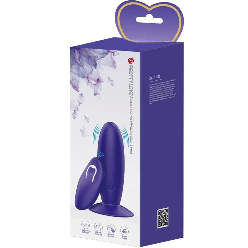 PRETTY LOVE - YOUTH PLUG ANAL VIBRATOR REMOTE CONTROL VIOLET - Image 8