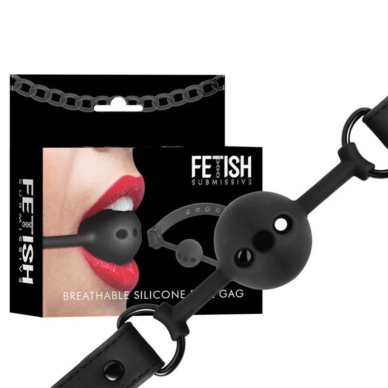 Fetish Submissive Bondage - Blauwbal In De Ademende Silicone