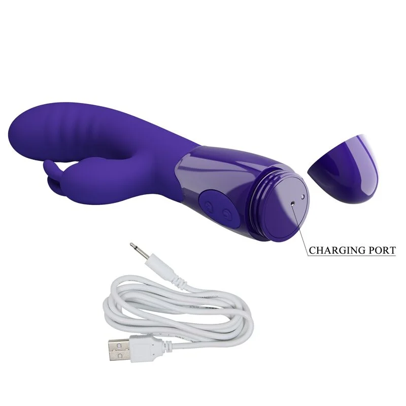 Pretty Love - Vibrateur Cerberus Youth Lapin Violet - Image 7