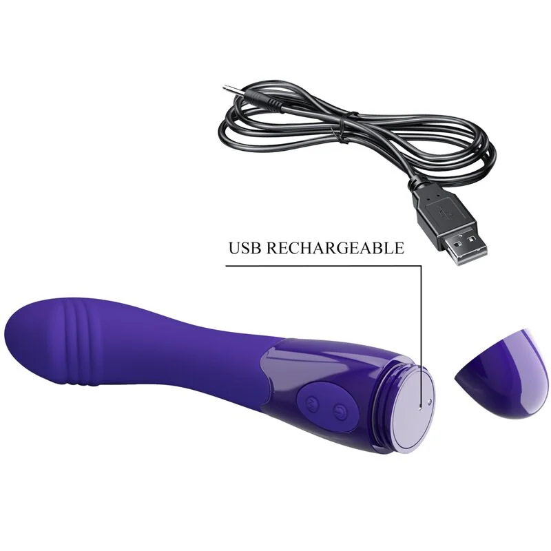 PRETTY LOVE - ELEMENTAL YOUTH VIOLET VIBRATOR DILDO - Image 7