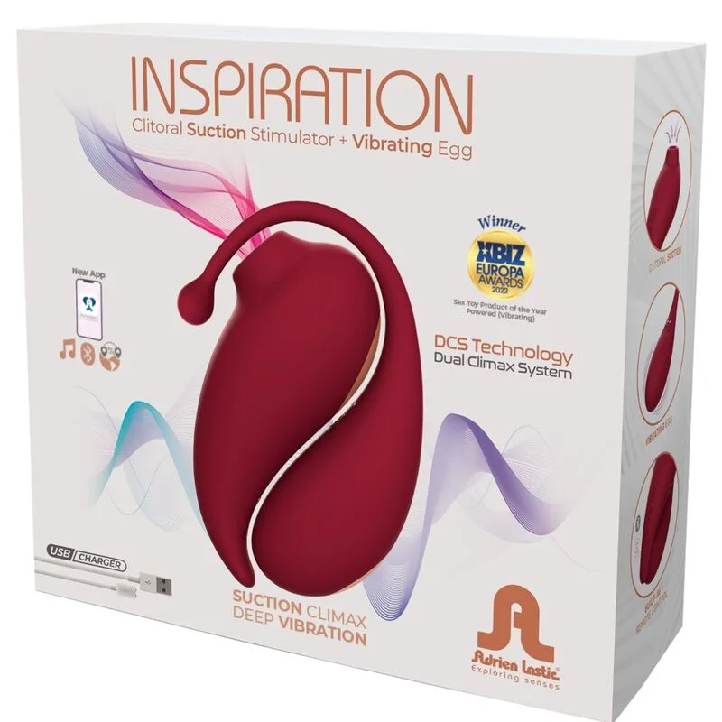 ADRIEN LASTIC - INSPIRATION CLITORIS SUCKER + RED VIBRATING EGG - FREE APP - Image 9