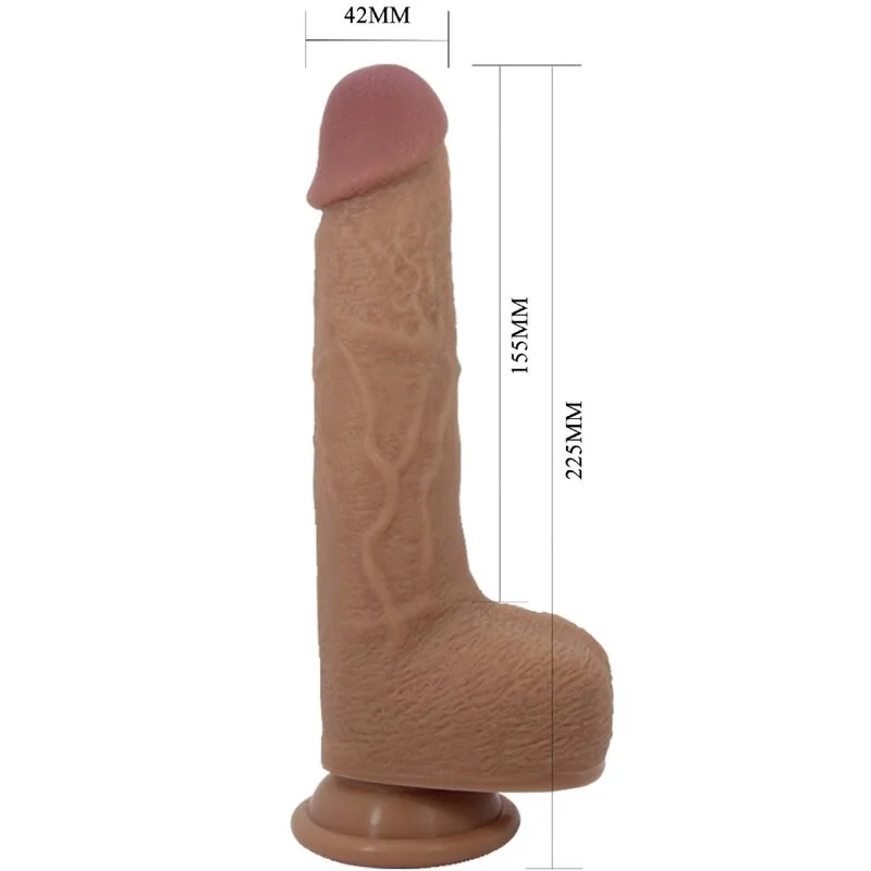 Pretty Love - Tommy Realistic Dildo Vibrator 22.5 Cm - Image 5
