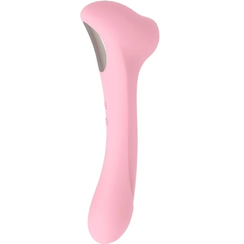 FEMINTIMATE - DAISY MASSAGER SUCTION AND VIBRATOR PINK - Image 2