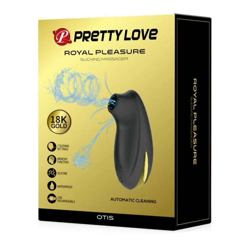 PRETTY LOVE - LUXURY RECHARGEABLE SUCTION MASSAGER BLACK - Image 12