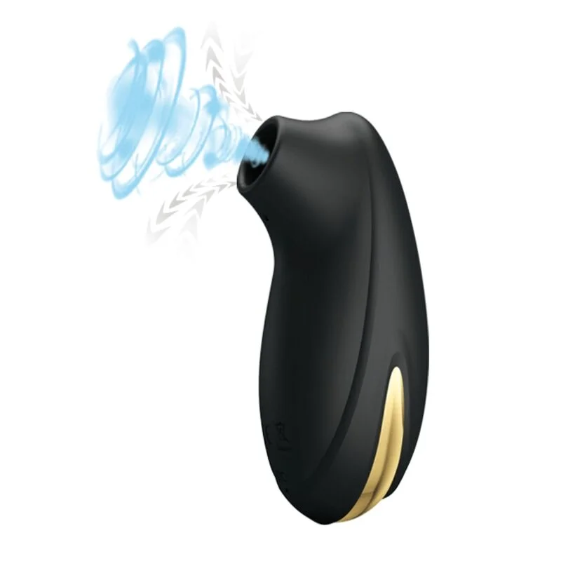PRETTY LOVE - LUXURY RECHARGEABLE SUCTION MASSAGER BLACK - Image 6