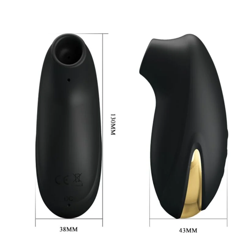 PRETTY LOVE - LUXURY RECHARGEABLE SUCTION MASSAGER BLACK - Image 7