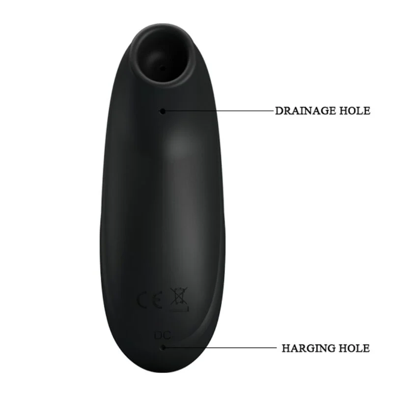 PRETTY LOVE - LUXURY RECHARGEABLE SUCTION MASSAGER BLACK - Image 8