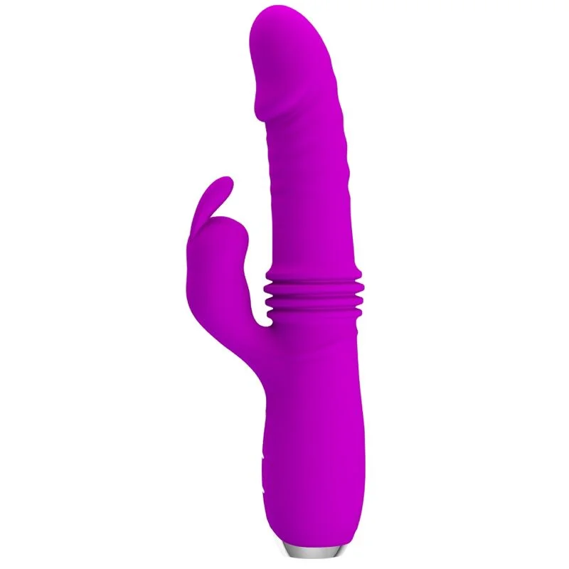 PRETTY LOVE - DOROTHY PURPLE RECHARGEABLE RABBIT VIBRATOR - Image 3