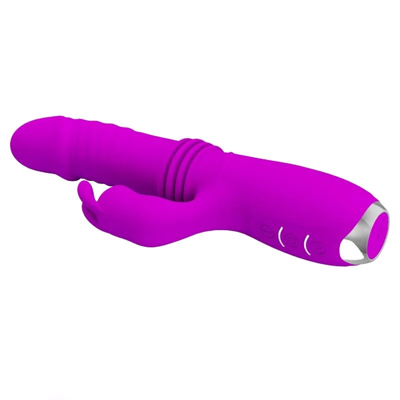 PRETTY LOVE - DOROTHY PURPLE RECHARGEABLE RABBIT VIBRATOR - Image 4