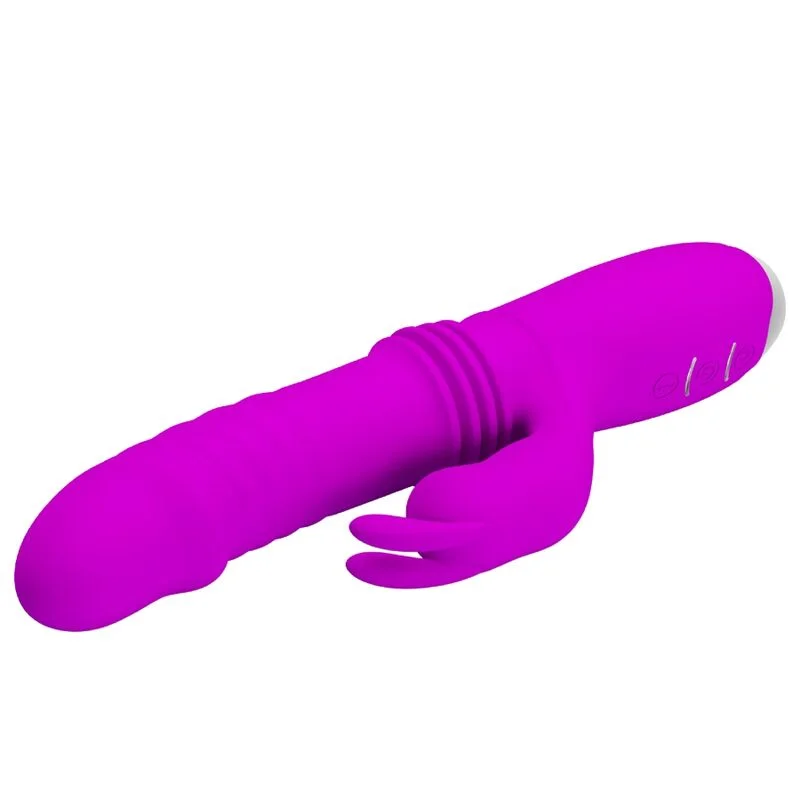 PRETTY LOVE - DOROTHY PURPLE RECHARGEABLE RABBIT VIBRATOR - Image 6