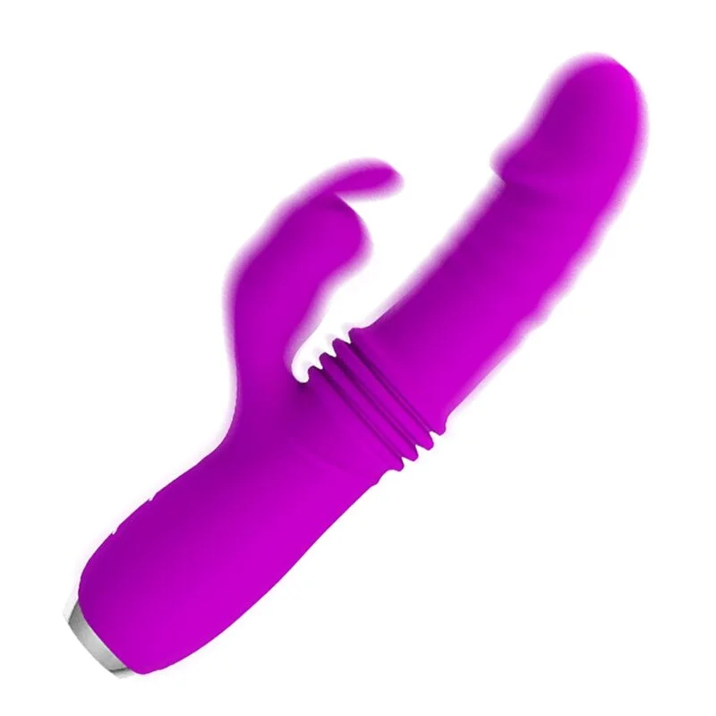PRETTY LOVE - DOROTHY PURPLE RECHARGEABLE RABBIT VIBRATOR - Image 7