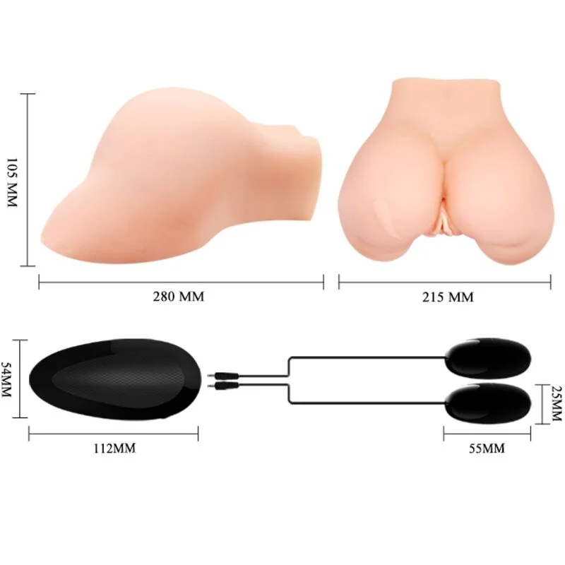 Crazy Bull - Vagina En Anus Met Realistisch Mesh En Vibratie - Image 7