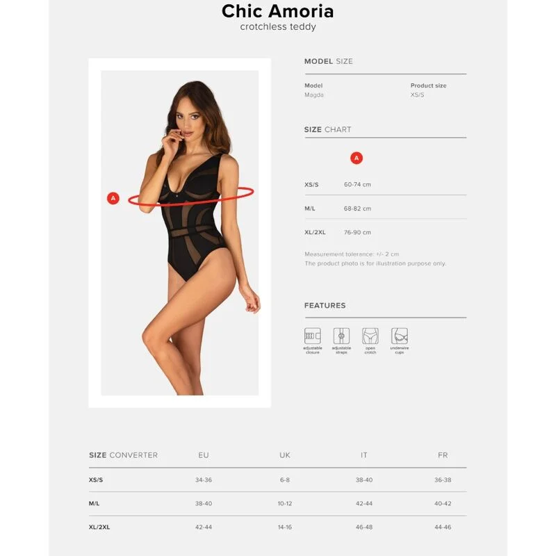 Obsessive - Teddy Chic Amoria Xs/S - Image 7