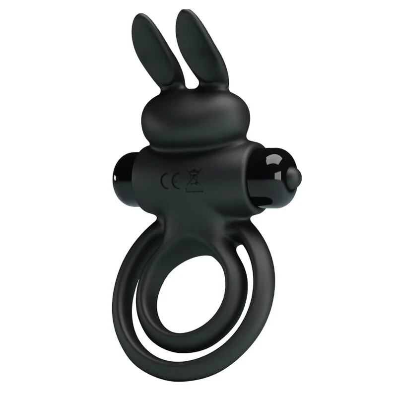PRETTY LOVE - VIBRATOR III RABBIT RING FOR BLACK PENIS - Image 3