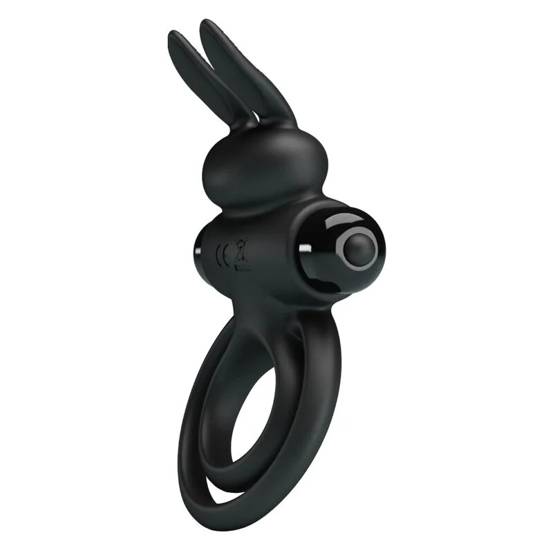 PRETTY LOVE - VIBRATOR III RABBIT RING FOR BLACK PENIS - Image 4
