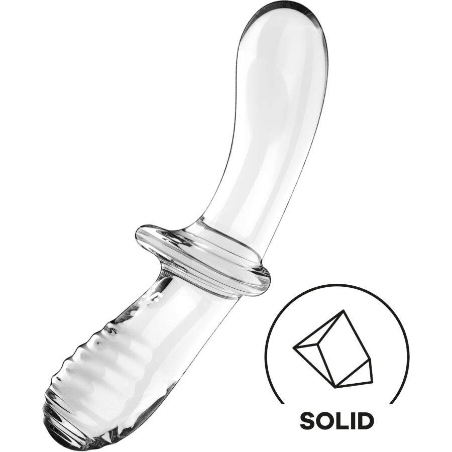 SATISFYER - DOUBLE CRYSTAL DILDO TRANSPARENT - Image 5