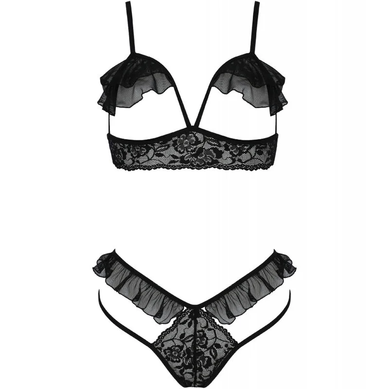 Passion - Ensemble Dolly Deux Pièces Noir S/M - Image 4