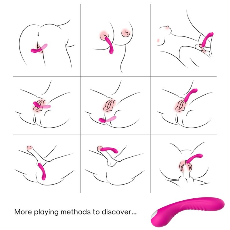 Armony - Vibrateur Legend Silicone Fuchsia - Image 3