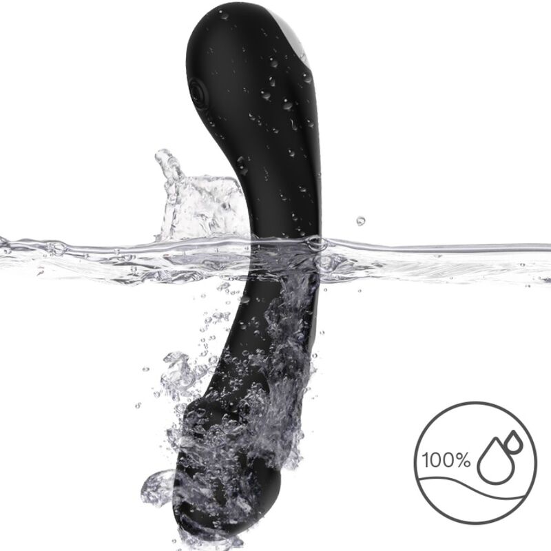 Armony - Gode Vibrateur Point G Silicone Noir - Image 5