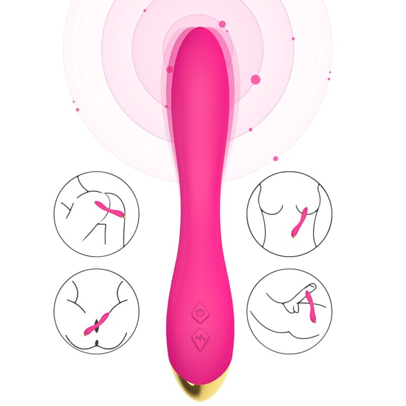 Armony - Vibrateur Flamingo Multiposition Fuchsia - Image 4