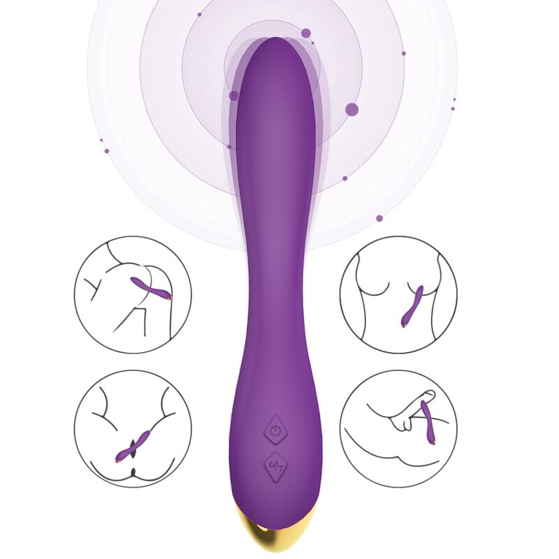 Armony - Vibrateur Flamingo Multiposition Violet - Image 4