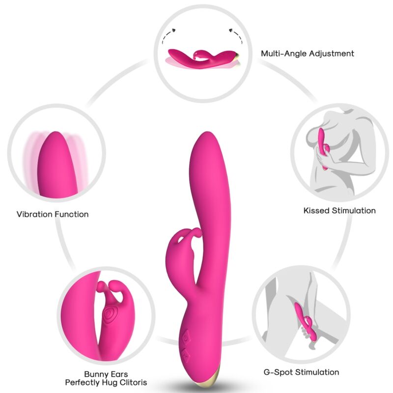 Armony - Bonnie Vibrateur Lapin Fuchsia - Image 3