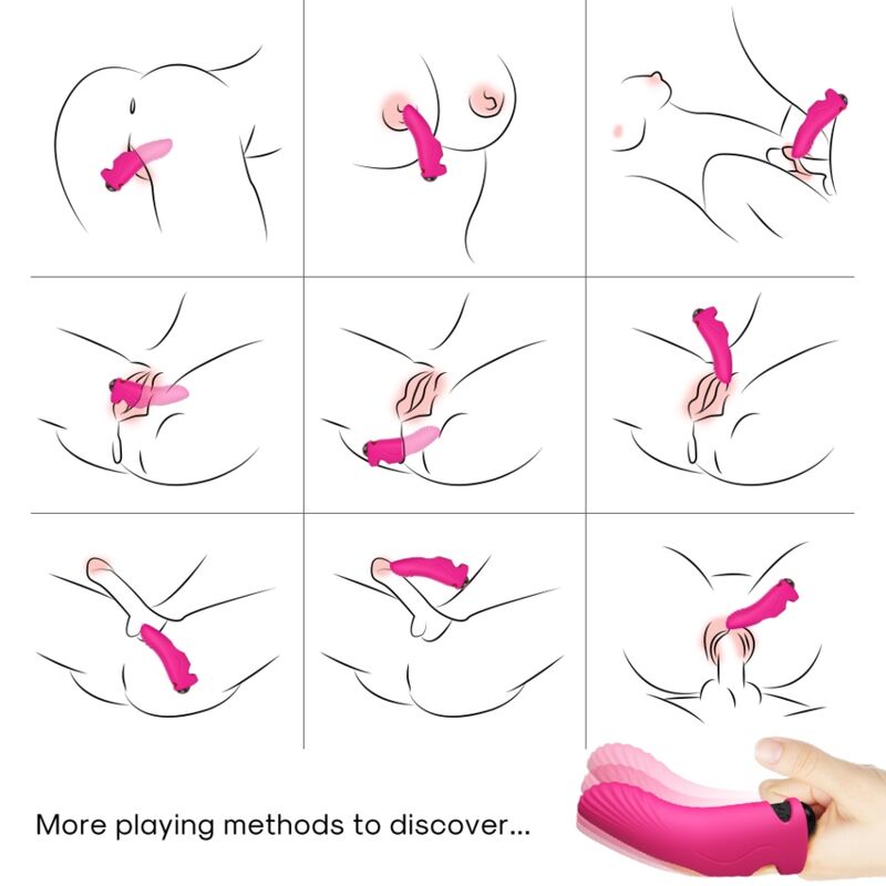 Armony - Aurora Vibrator Finger Fuchsia - Image 3