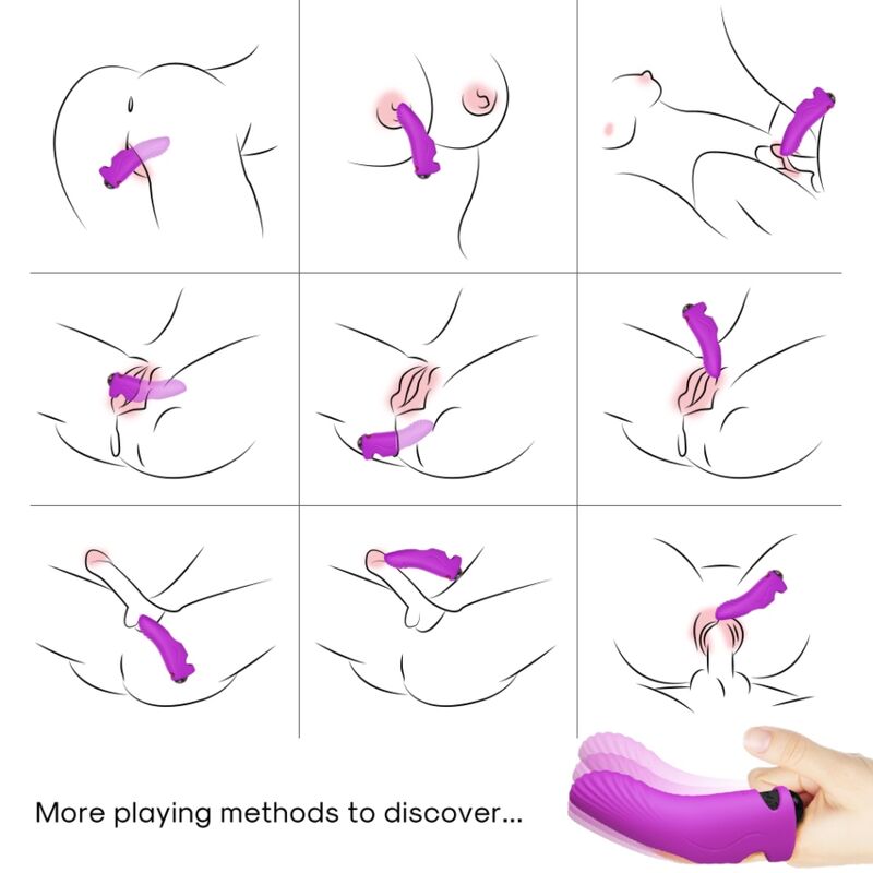 Armony - Aurora Vibrator Finger Purple - Image 3