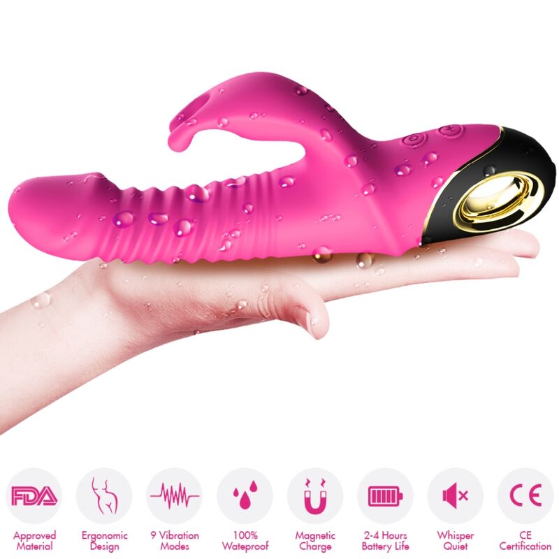 Armony - Zing Gode Vibrateur Lapin Fuchsia - Image 5