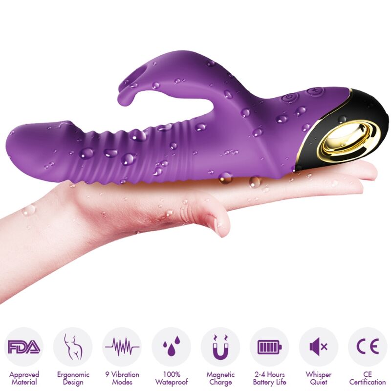 Armony - Zing Gode Vibrateur Lapin Violet - Image 5