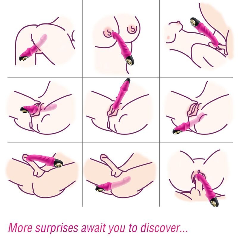 Armony - Joyblade Gode Vibrateur Rotateur Fuchsia - Image 3