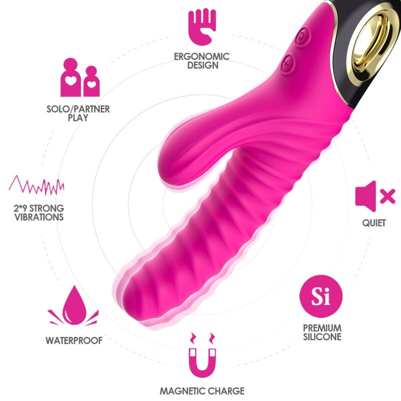 Armony - Vibrateur Eternity Silicone Fuchsia - Image 4