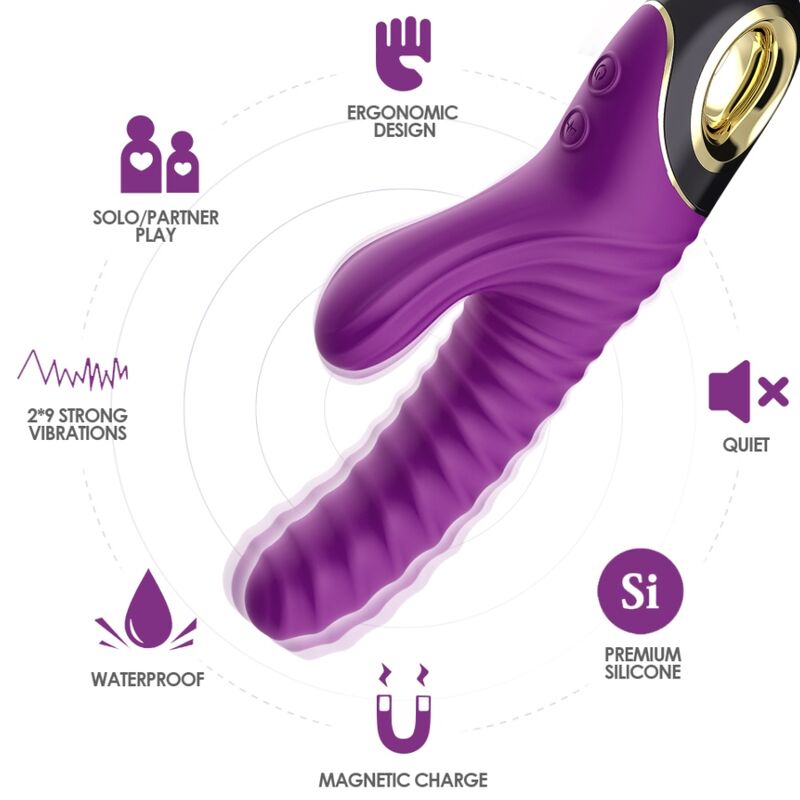 Armony - Vibrateur Eternity Silicone Violet - Image 4